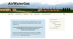 Desktop Screenshot of airwatergas.org